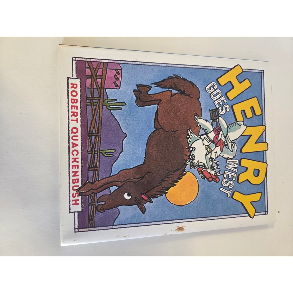 Henry Goes West Robert Quackenbush Childrens Picture Book Paperback Simon & Schu